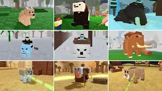 Taming Every Pet in 99Nights in the forest vs Wild West vs The Artic(Showcase)