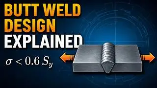 Weld Analysis and Design - Butt Welds