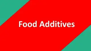 Food additives TheFoodscienceacademy