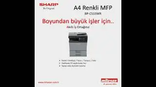 BP C533WR Yeni Sharp A4 MFP #sharp #mitasan #colorprinter  #tech #printer #business #innovation