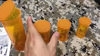 Amber Pop Top Bottles | Child Resistant