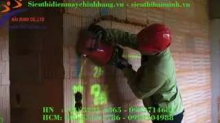 Giới thiệu M&aacute;y cắt r&atilde;nh tường Macroza SC100