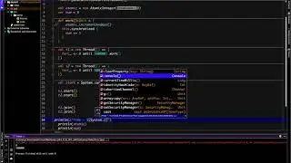10) Scala. Multithreading. Using atomic variables