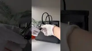 Unboxing Hermes Birkin 25 Touch in Black Lizard #hermesunboxing #birkinbag #asmrunboxing