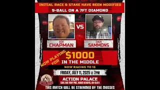 Dan Sammons vs Joe Chapman - 9-Ball 7/11/25 (NO SCOREBOARD)