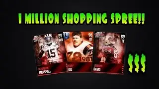 1 MILLION COIN SHOPPING SPREE!! OFFENSE ONLY!! LEGENDS!! MADDEN MOBILE 16