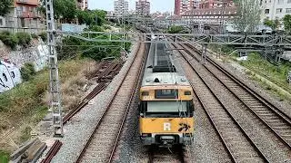 Trenes por el puente de la torrassa,parte 2.
