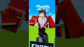 JJ and Mikey Use Gwenchana Move to Win the Jump #shorts #animation