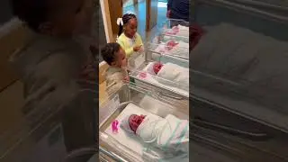 A hilarious 4K moment inside a bright hospital delivery room 😂👶👶#viral #funny #baby #twins