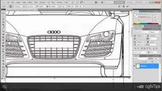 Photoshop & Maya Tutorial: Blueprint Setup