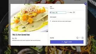 Restaurant Website designed by Maveristic