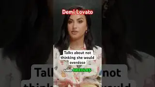 Demi Lovato talks about her overdose #recovery #demilovato #fyp #addiction #addict #celebrity
