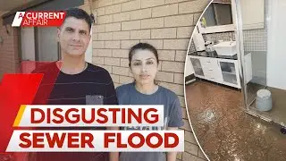 Council causes a stink as sewage fills bedrooms after drainage works | A Current Affair