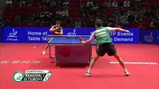 2015 World Cup MS-QF Jun Mizutani - Gustavo Tsuboi (full match|short form in HD)