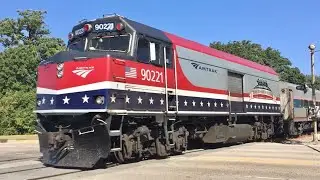 Fast Amtrak Trains along the CP C&M Sub