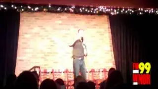 FM99 Rick Rumble onstage at the Virginia Beach Funny Bone