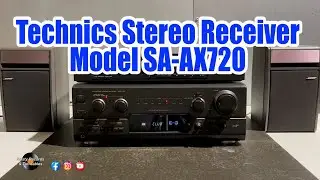Technics Stereo Receiver Model SA-AX720