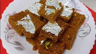 Sooji Besan Ki Burfi | Suji Besan Mithai | Barfi Recipe |15 Mins Mein Banaye Barfi  @lubnanadeem9 