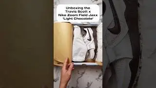 Unboxing the Travis Scott x Nike Zoom Field Jaxx 'Light Chocolate' 🍫🍫 🍫
