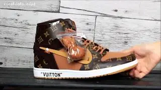 OFF-WHITE x LV x Air Jordan 1