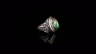 Labradorite ring 