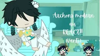 Archons from modern au reacts || Venti || || Part (1/4) || copyright
