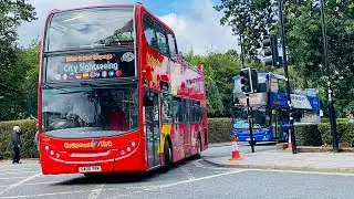 York Open Top Bus At CitySightseeing Bus & Golden Tour Bus