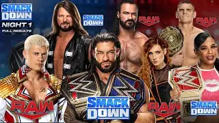 WWE Draft 2023 Results Smackdown Night 1
