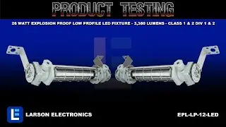 26 Watt Explosion Proof Low Profile LED Fixture - 3,380 Lumens - Class 1 & 2 Div 1 & 2