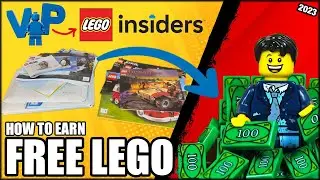 How to Earn FREE LEGO! New LEGO Insiders Program