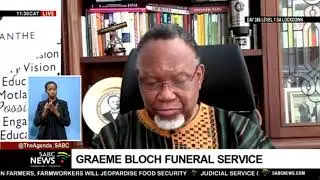 RIP Graeme Bloch | Funeral service for the struggle activist under way