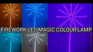 🎆FIREWORK LED MAGIC COLOUR LAM OR CRACKER TREE🎆  (16 million colour).   #skelectronics