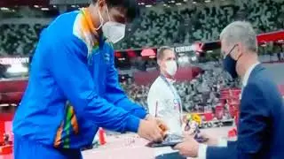 NEERAJ CHOPRA WINS OLYMPICS GOLD MEDAL #tokyo2020 #jevelin #wingoldmedal #winingmoment