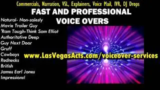 Professional Voice Over Artist for Hire - 10 Animation Characters