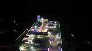 Velpuru Saibaba temple aerial view