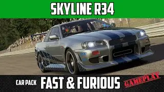 Forza 6 - Nissan Skyline GT-R R34 Gameplay - (60FPS) Fast & Furious Car Pack