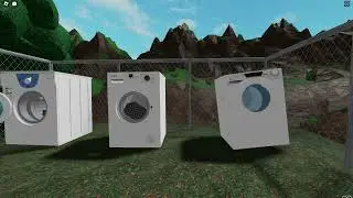 Candy, Whirlpool & Bosch washer destruction roblox