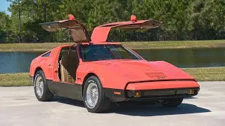 A Rare Find: Gullwing Bricklin SV-1 in Safety Red with 4-Speed