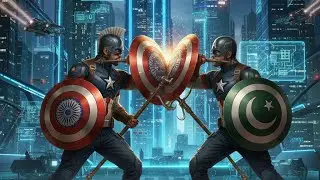 Indian Chaiptan America vs Pakistan Chaiptan America #marvel #youtube #cartoon #spidarman #viral