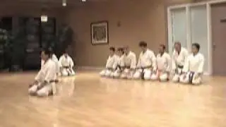 1. Opening ceremony (Seiza and rei)