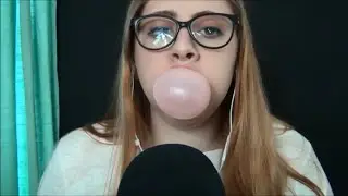 [ASMR] Bubbalicious Gum Chewing & Bubble Blowing
