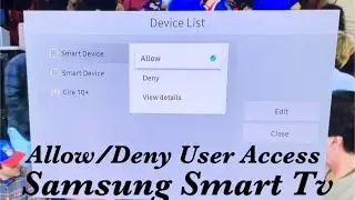 Как запретить кому-либо подключаться к моему телевизору Samsung Smart TV