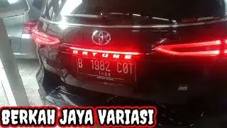 pemasangan dan hasil penyambungan trunklink fortuner gr