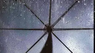 Umbrella With Falling Rain Drops | MK Animated Backgrounds