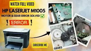 HP Laserjet M1005 Printer Motor Sound & Gear Error FIX 😲| Noise Problem Solved #hp #laptop #viral