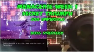 Destiny 2 Hasapiko triumph/menagerie secret/Easy Boss strategy-500 imperials-destiny 2