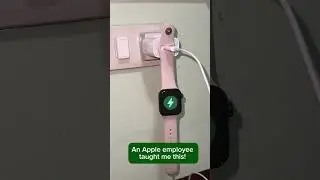 Apple Watch hack! Using the charger as a holder for the watch!