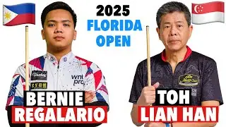 2025 FLORIDA OPEN | FILIPINO PRINCE OF POOL VS THE LEGENDARY PLAYER OF SINGAPORE TOH LIAN HAN