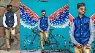 PicsArt professional profile photo editing | PicsArt wall wings photo editing | Aasif Creations|