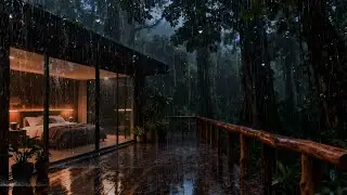 Gentle Forest Rain Sounds For Falling Asleep Quickly And Naturally